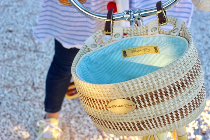 The NEW Original Sweetgrass Bicycle Basket