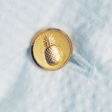 Pineapple Brass Button