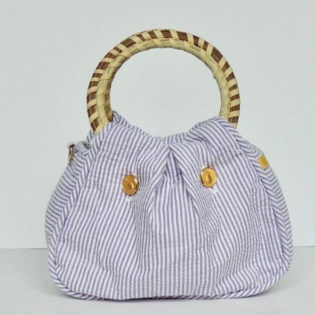 Charleston Carry Southern Sipper Purse Fanfare Royalty Front