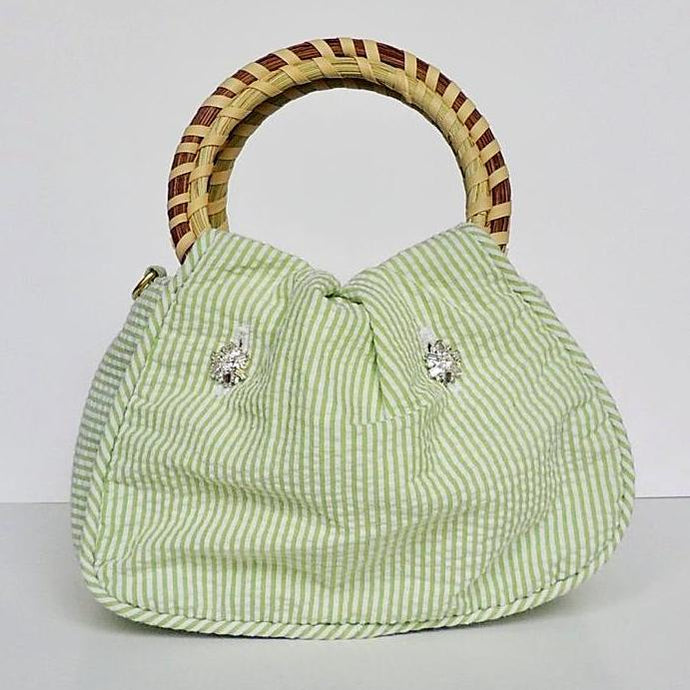 Charleston Carry Boxwood Belle Wedding Purse Front