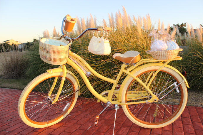 The NEW Original Sweetgrass Bicycle Basket – Charleston Carry