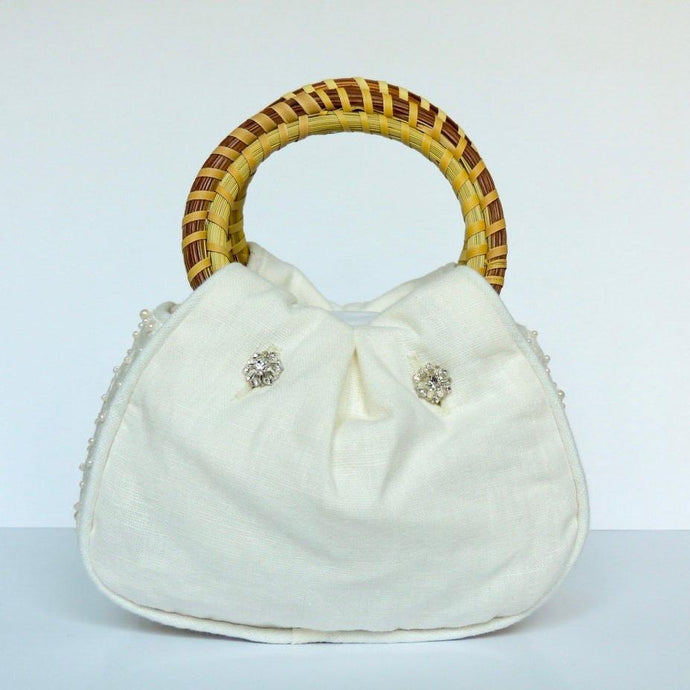 Charleston Carry Southern Pearl Wedding Purse Front