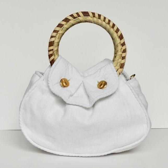 The Southern Sipper Purse Cotton Boll Detail