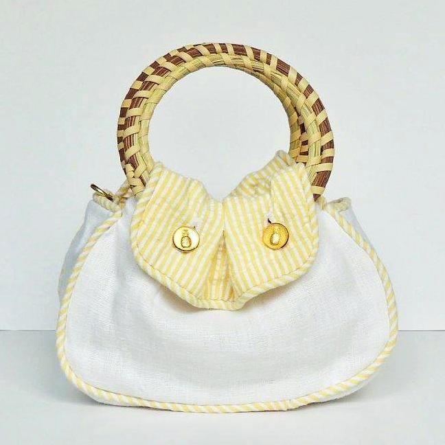 The Southern Sipper Purse Pineapple Slice Reverse